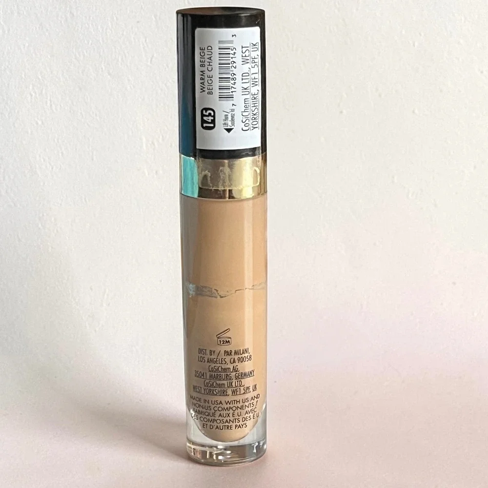 Milani Conceal + Perfect Longwear Concealer 12 hours 145 Warm Beige Matte